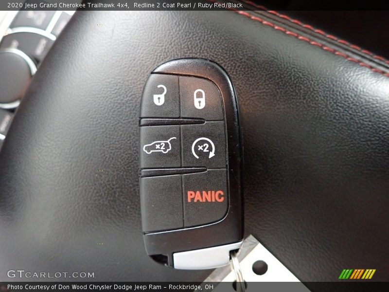 Redline 2 Coat Pearl / Ruby Red/Black 2020 Jeep Grand Cherokee Trailhawk 4x4