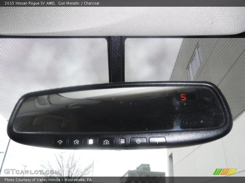 Gun Metallic / Charcoal 2015 Nissan Rogue SV AWD