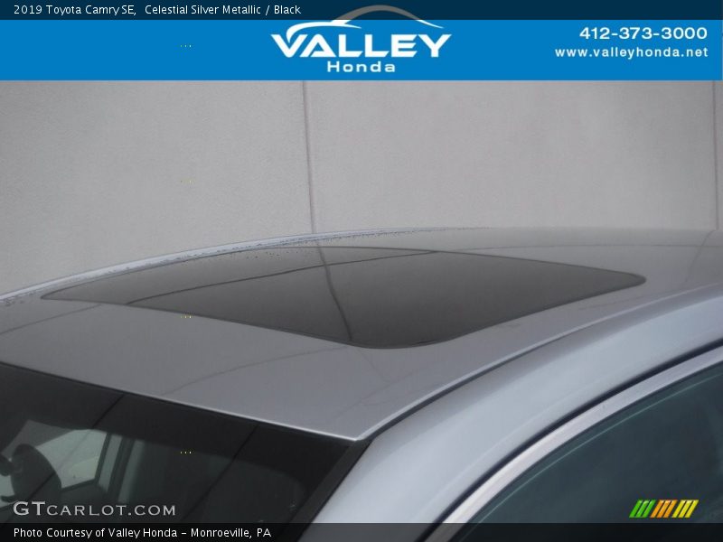 Celestial Silver Metallic / Black 2019 Toyota Camry SE