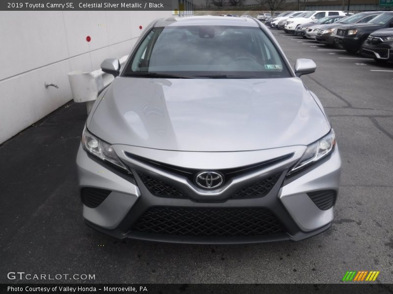 Celestial Silver Metallic / Black 2019 Toyota Camry SE