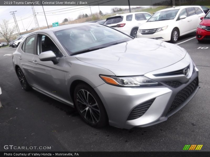 Celestial Silver Metallic / Black 2019 Toyota Camry SE