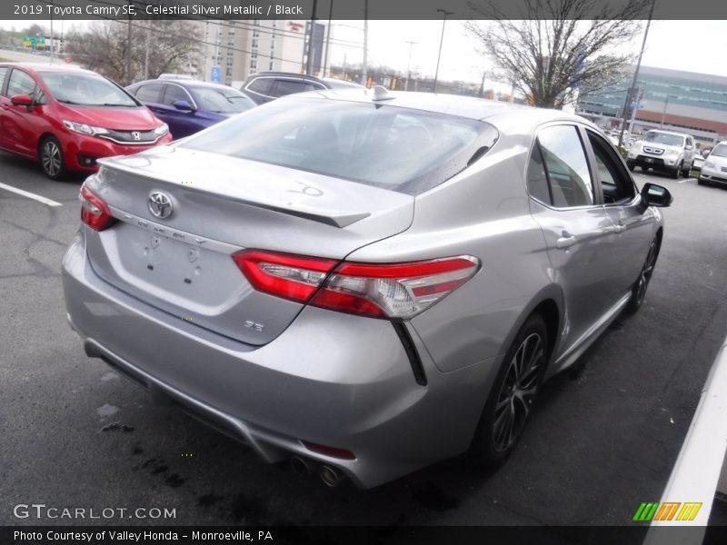 Celestial Silver Metallic / Black 2019 Toyota Camry SE