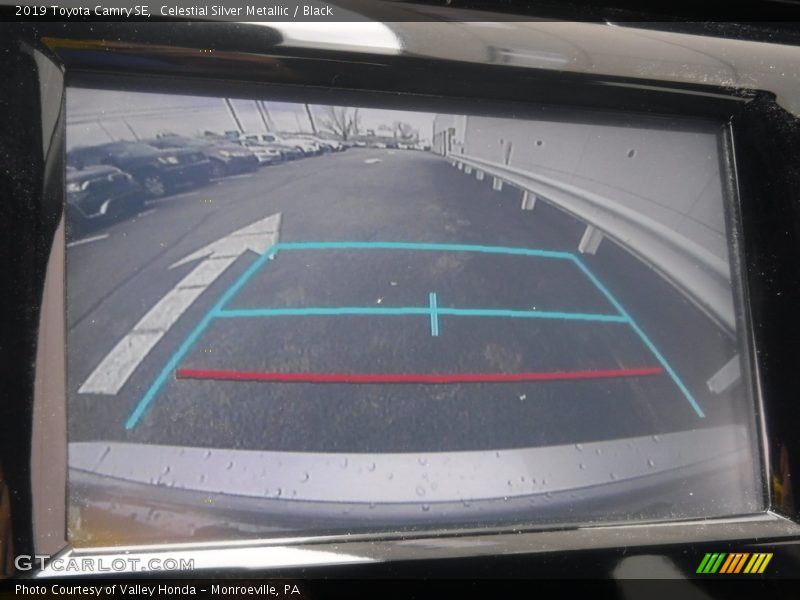 Celestial Silver Metallic / Black 2019 Toyota Camry SE
