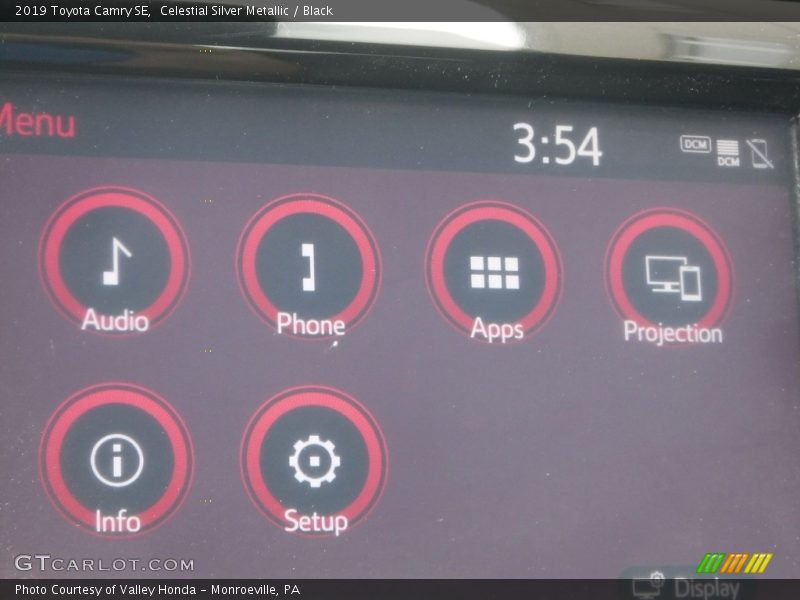 Celestial Silver Metallic / Black 2019 Toyota Camry SE