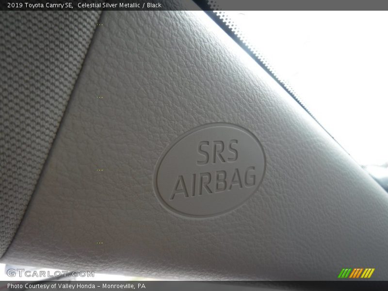 Celestial Silver Metallic / Black 2019 Toyota Camry SE