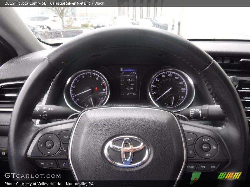 Celestial Silver Metallic / Black 2019 Toyota Camry SE