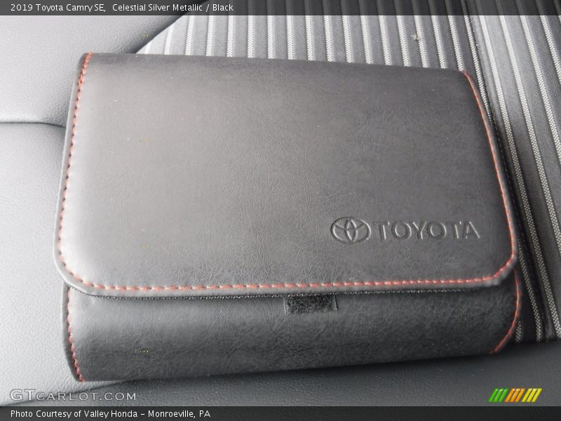Celestial Silver Metallic / Black 2019 Toyota Camry SE