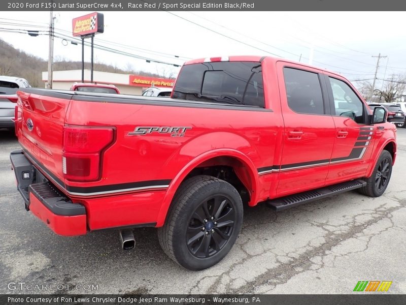 Race Red / Sport Special Edition Black/Red 2020 Ford F150 Lariat SuperCrew 4x4