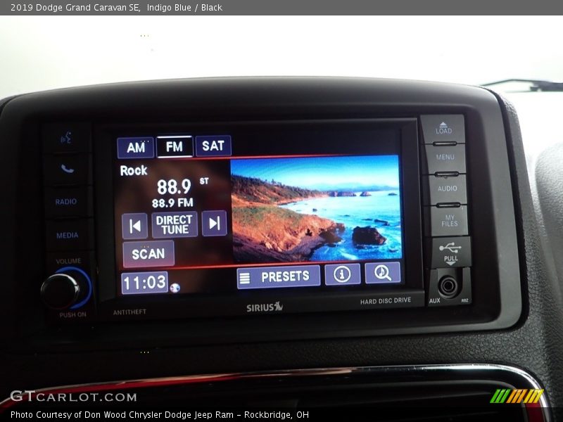 Indigo Blue / Black 2019 Dodge Grand Caravan SE