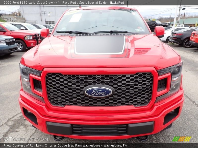 Race Red / Sport Special Edition Black/Red 2020 Ford F150 Lariat SuperCrew 4x4
