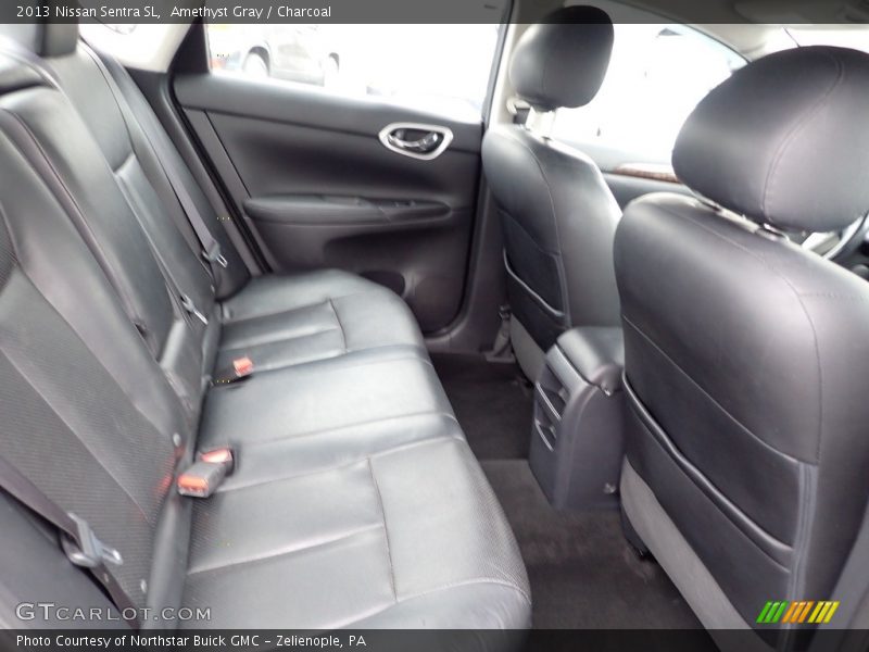 Amethyst Gray / Charcoal 2013 Nissan Sentra SL