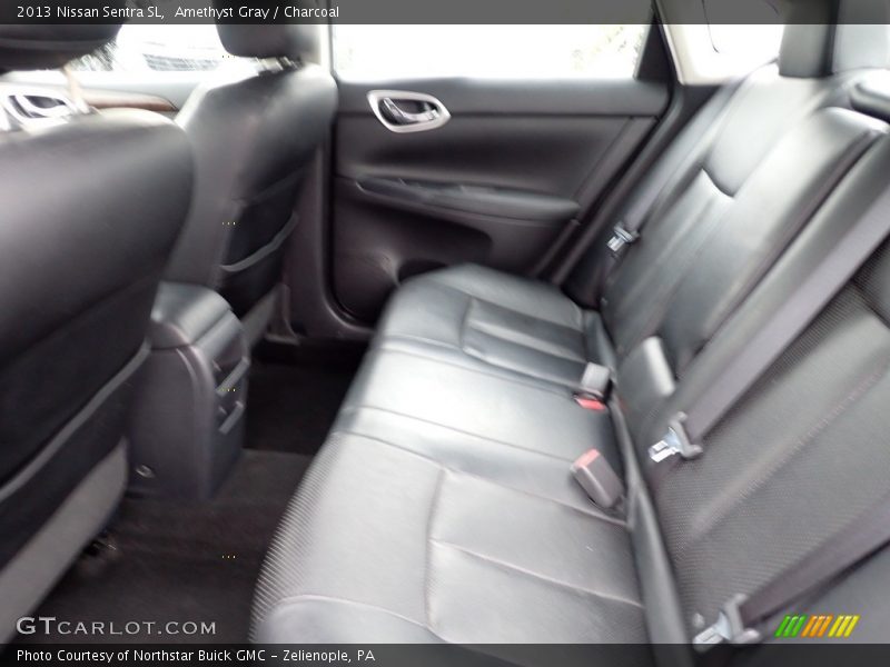 Amethyst Gray / Charcoal 2013 Nissan Sentra SL