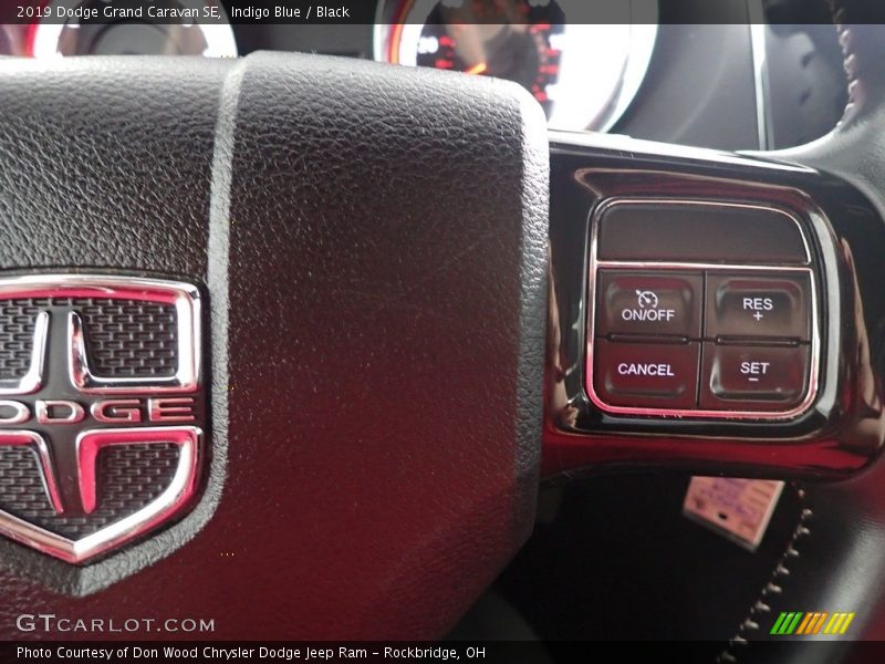 Indigo Blue / Black 2019 Dodge Grand Caravan SE