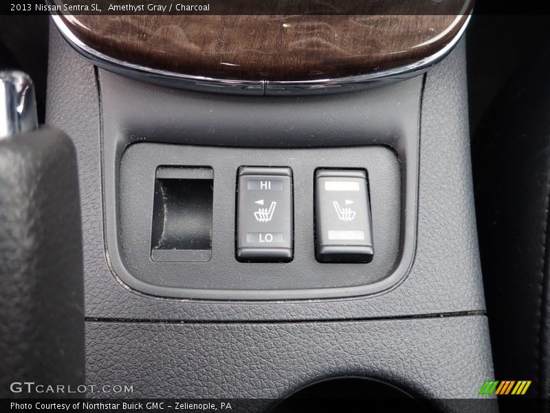 Amethyst Gray / Charcoal 2013 Nissan Sentra SL