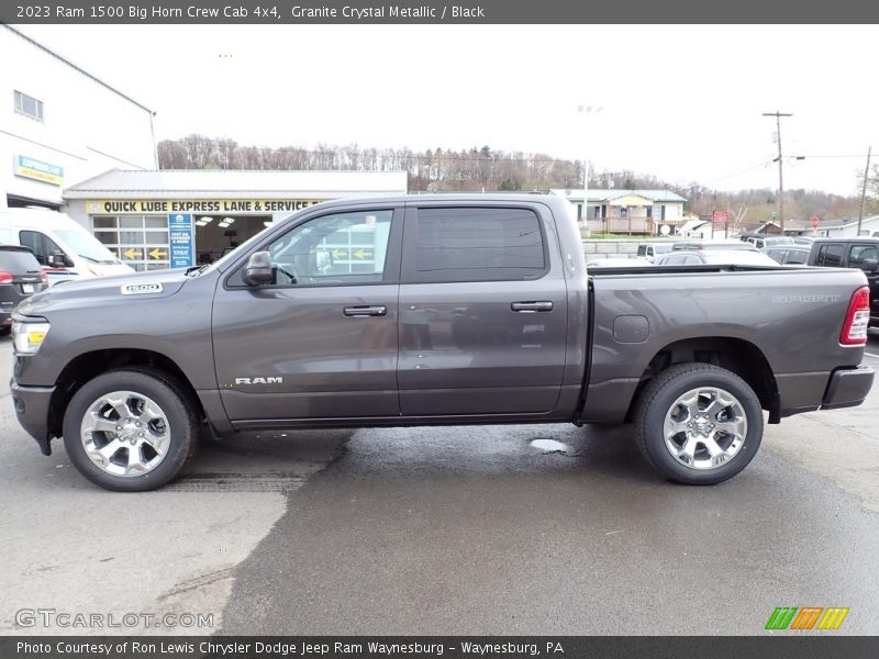 Granite Crystal Metallic / Black 2023 Ram 1500 Big Horn Crew Cab 4x4