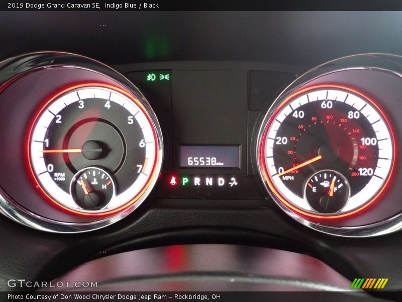 Indigo Blue / Black 2019 Dodge Grand Caravan SE