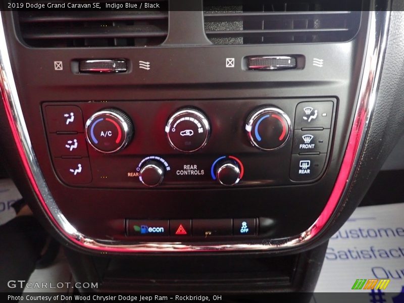 Indigo Blue / Black 2019 Dodge Grand Caravan SE