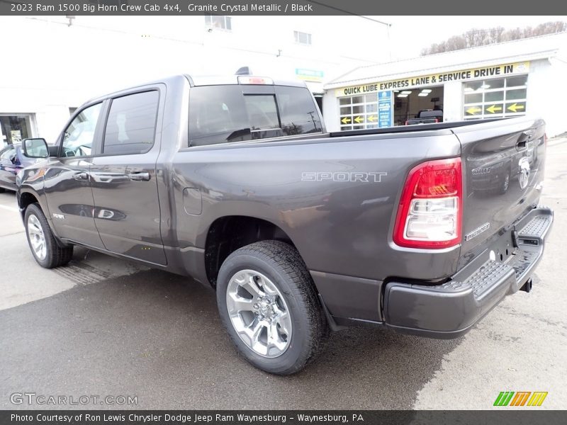 Granite Crystal Metallic / Black 2023 Ram 1500 Big Horn Crew Cab 4x4