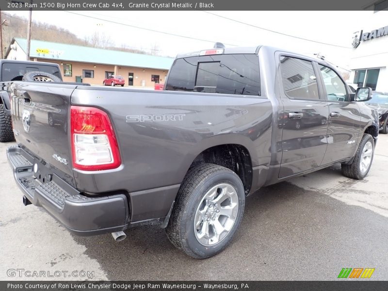 Granite Crystal Metallic / Black 2023 Ram 1500 Big Horn Crew Cab 4x4