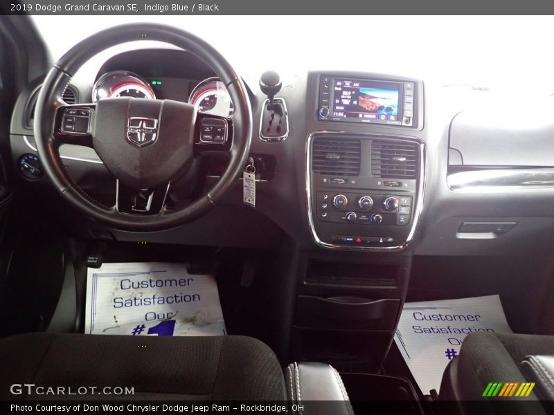 Indigo Blue / Black 2019 Dodge Grand Caravan SE