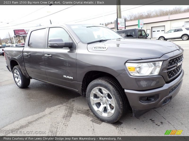 Granite Crystal Metallic / Black 2023 Ram 1500 Big Horn Crew Cab 4x4