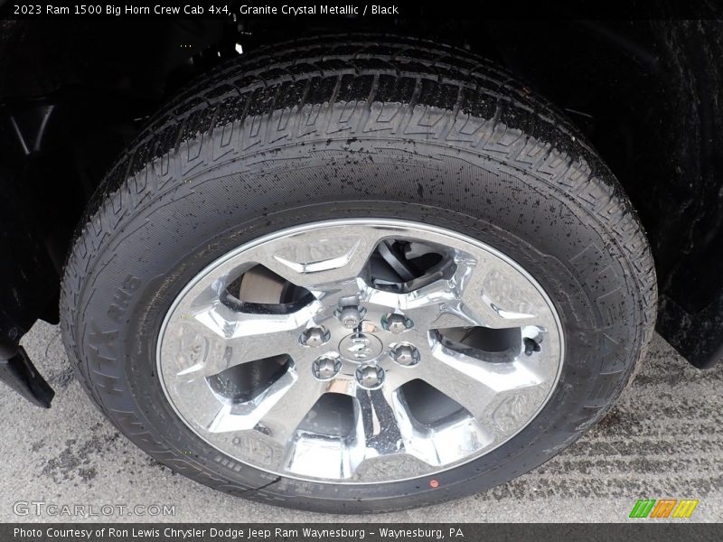 Granite Crystal Metallic / Black 2023 Ram 1500 Big Horn Crew Cab 4x4