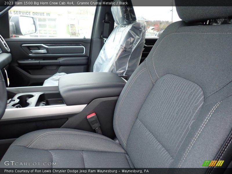 Granite Crystal Metallic / Black 2023 Ram 1500 Big Horn Crew Cab 4x4