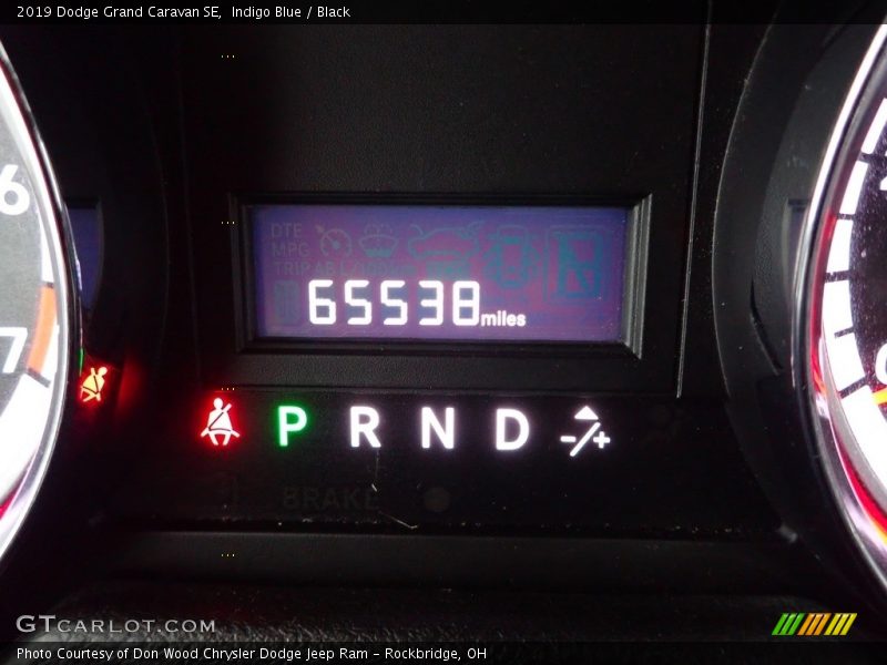 Indigo Blue / Black 2019 Dodge Grand Caravan SE