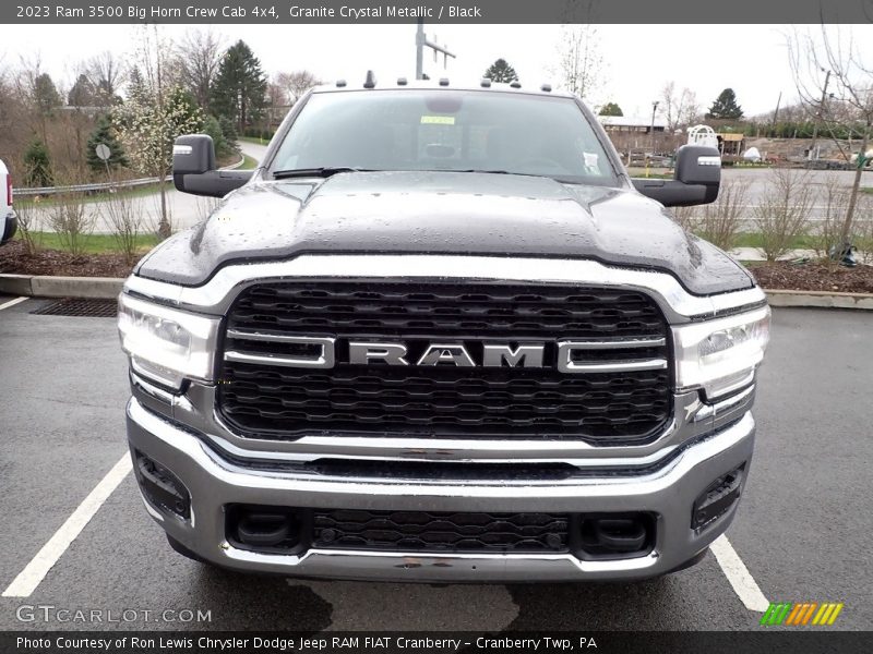 Granite Crystal Metallic / Black 2023 Ram 3500 Big Horn Crew Cab 4x4