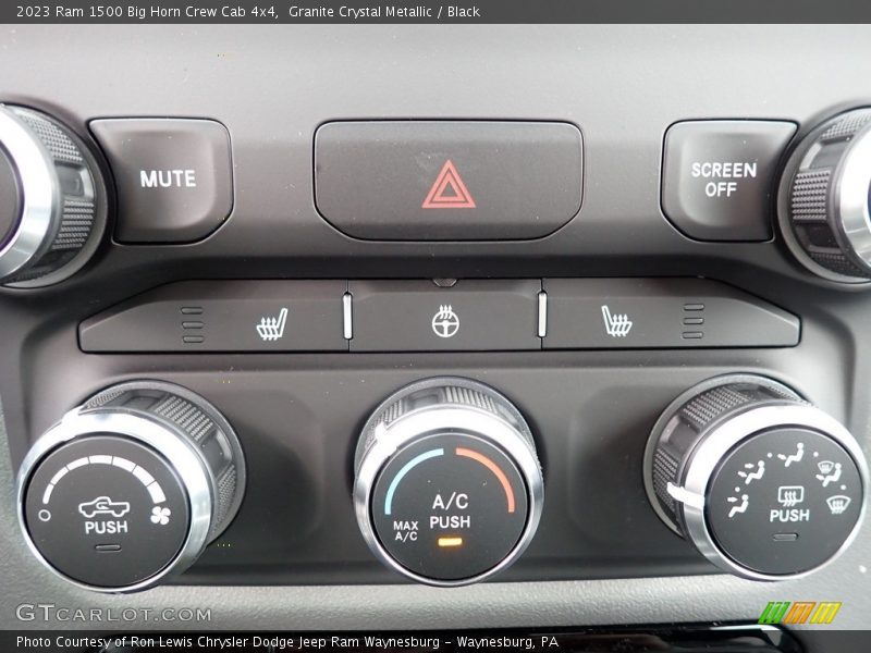 Granite Crystal Metallic / Black 2023 Ram 1500 Big Horn Crew Cab 4x4