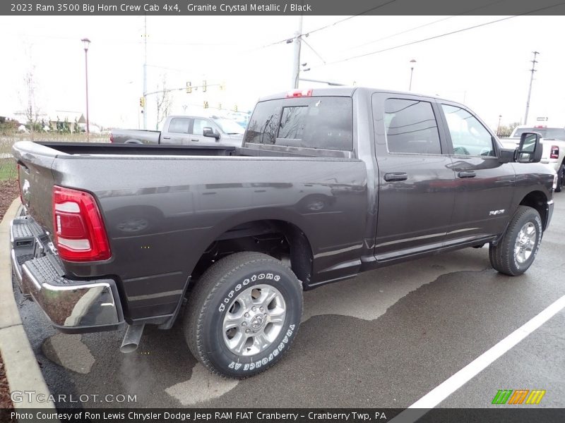 Granite Crystal Metallic / Black 2023 Ram 3500 Big Horn Crew Cab 4x4