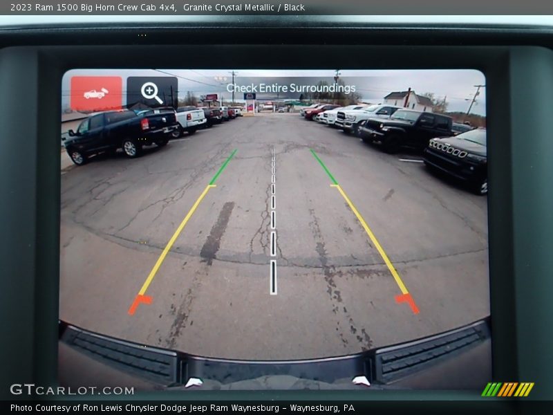 Granite Crystal Metallic / Black 2023 Ram 1500 Big Horn Crew Cab 4x4