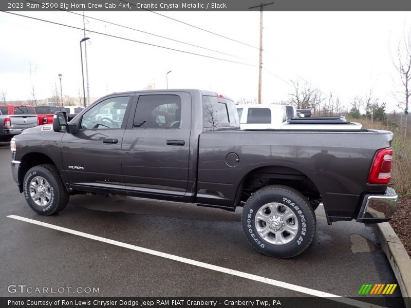 Granite Crystal Metallic / Black 2023 Ram 3500 Big Horn Crew Cab 4x4