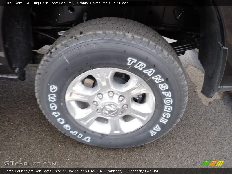 Granite Crystal Metallic / Black 2023 Ram 3500 Big Horn Crew Cab 4x4