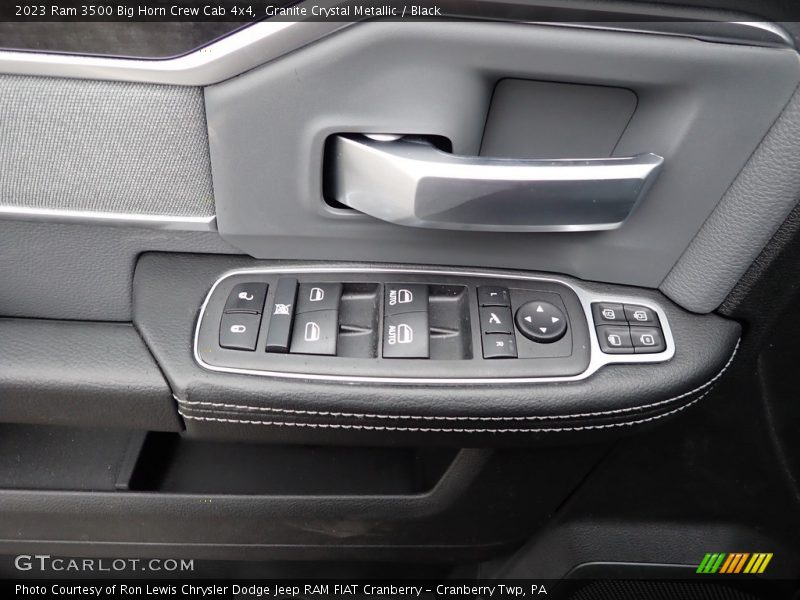 Granite Crystal Metallic / Black 2023 Ram 3500 Big Horn Crew Cab 4x4