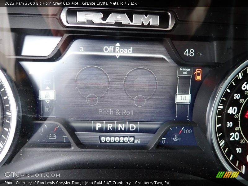 Granite Crystal Metallic / Black 2023 Ram 3500 Big Horn Crew Cab 4x4