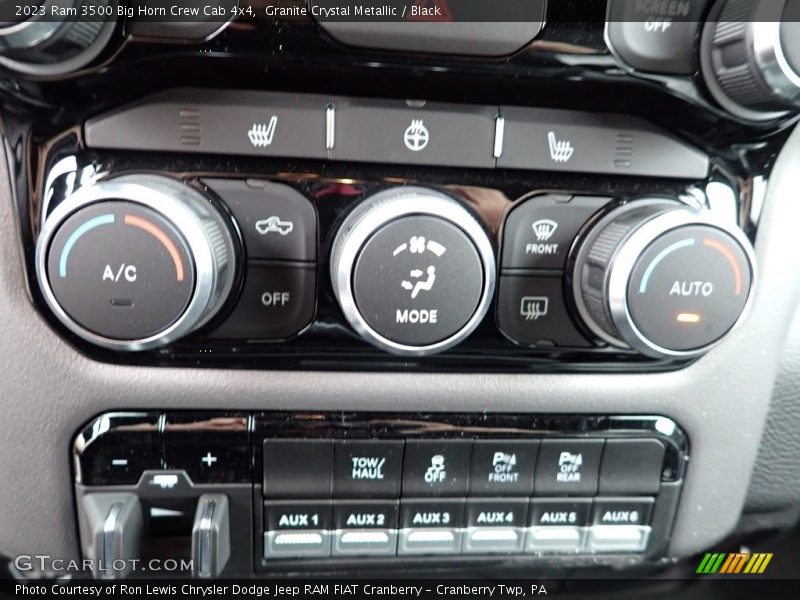 Granite Crystal Metallic / Black 2023 Ram 3500 Big Horn Crew Cab 4x4