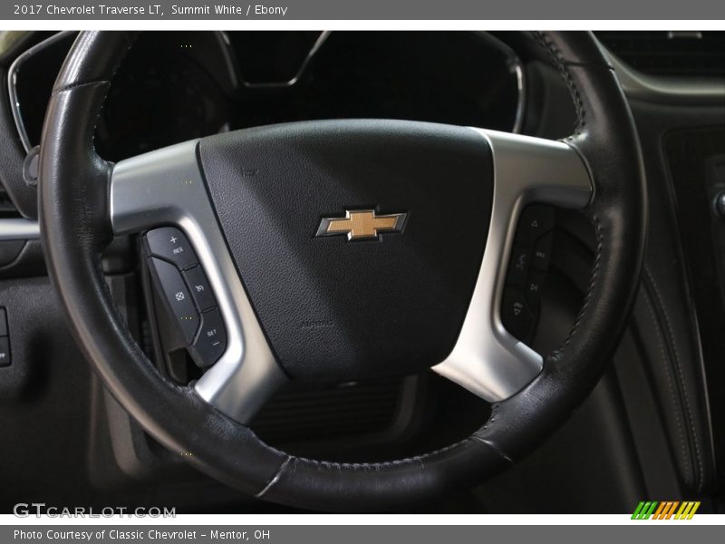 Summit White / Ebony 2017 Chevrolet Traverse LT