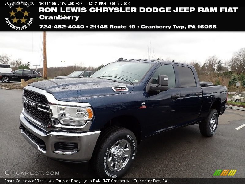 Patriot Blue Pearl / Black 2023 Ram 2500 Tradesman Crew Cab 4x4