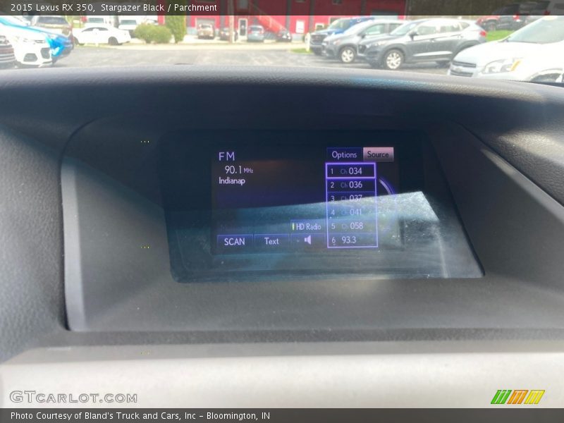 Stargazer Black / Parchment 2015 Lexus RX 350