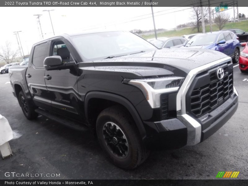 Midnight Black Metallic / Boulder 2022 Toyota Tundra TRD Off-Road Crew Cab 4x4