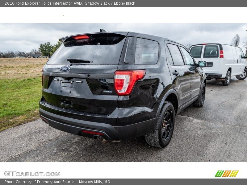 Shadow Black / Ebony Black 2016 Ford Explorer Police Interceptor 4WD