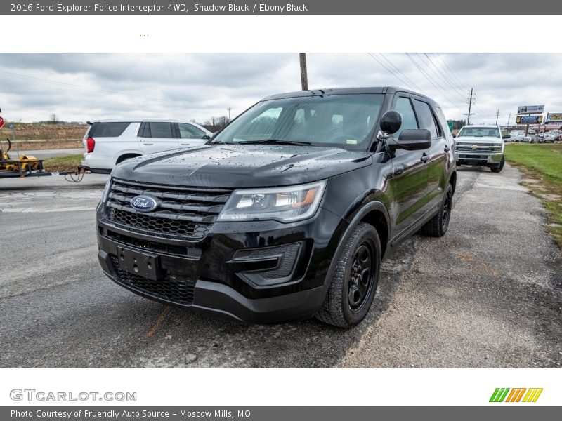 Front 3/4 View of 2016 Explorer Police Interceptor 4WD