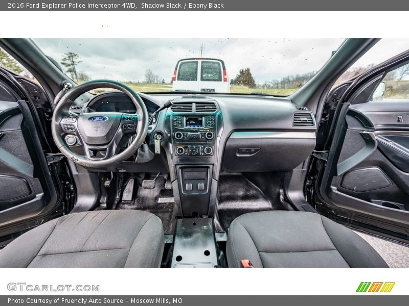  2016 Explorer Police Interceptor 4WD Ebony Black Interior