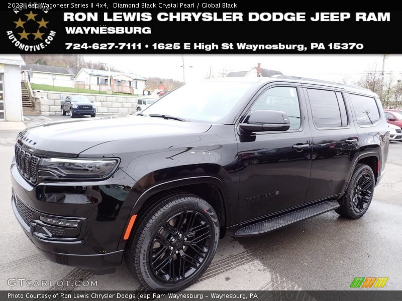 Diamond Black Crystal Pearl / Global Black 2023 Jeep Wagoneer Series II 4x4