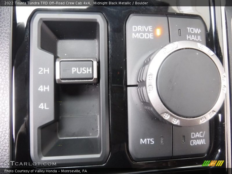 Controls of 2022 Tundra TRD Off-Road Crew Cab 4x4