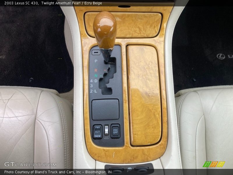 Twilight Amethyst Pearl / Ecru Beige 2003 Lexus SC 430