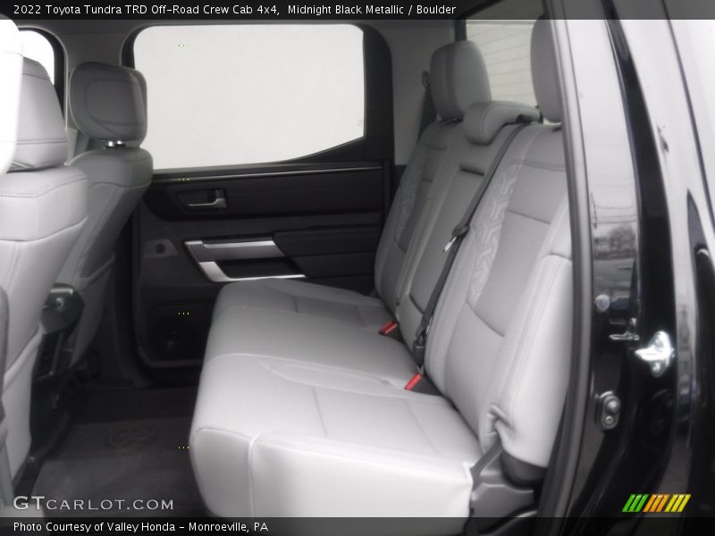 Rear Seat of 2022 Tundra TRD Off-Road Crew Cab 4x4