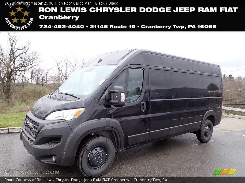 Black / Black 2023 Ram ProMaster 2500 High Roof Cargo Van