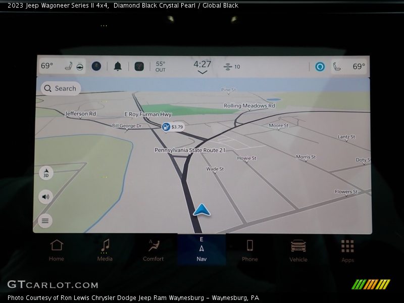 Diamond Black Crystal Pearl / Global Black 2023 Jeep Wagoneer Series II 4x4